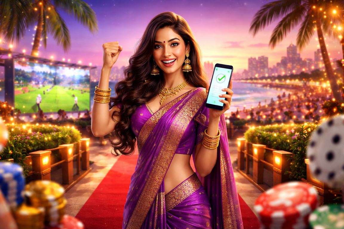 IPL cricket night match broadcasting live action in India